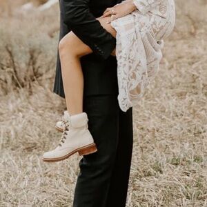 Mountain Wedding boots for bride